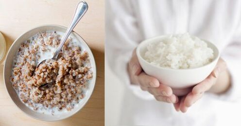 pohánková a ryžová kaša na výstup z keto diéty