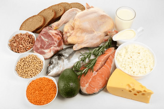 potraviny pre 7-dňovú bielkovinovú diétu