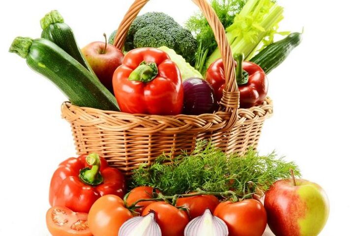 Zeleninový kôš pre diétu 6 okvetných lístkov